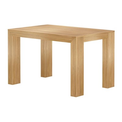Blonde Wirebrush Solid Wood 48" Modern Dining Table