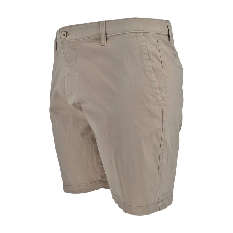 Burnside Men's 10" Stretch Cotton Blend Chino Golf Shorts, 1 of 5
