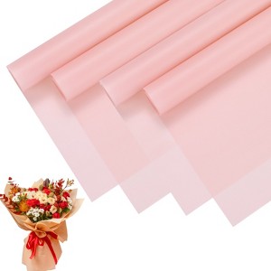Unique Bargains Waterproof Floral DIY Vibrant Colors Flower Wrapping Paper 1 Pc - 1 of 4