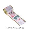 Unique Bargains Gift Wrap Ribbons Santa & Snowman Cloth 78.74"x1.97" 1 Pc - 3 of 4