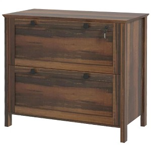 Resenkos Filing Stroage Cabinets,File Stroage Cabinet, 2 Drawer Filing Cabinet with Adjustable Hanging Bar for Letter, A4 and Legal Size, Brown - 1 of 1