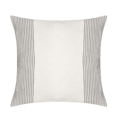 22"  Striped Cotton Throw Pillow