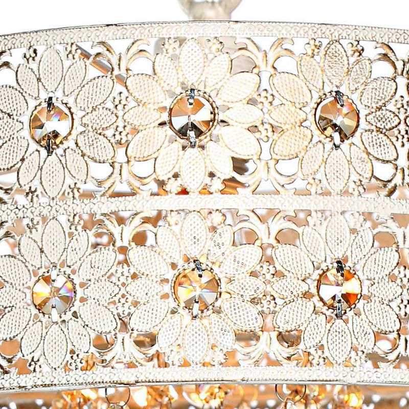 12.5&#34; Jeweled Blossoms Hanging Ceiling Light - River of Goods, 3 of 6