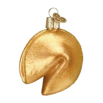 Old World Christmas 2.75 In Fortune Cookie Delicate Crisp Cookie Tree Ornaments