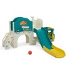 Infurnic Baby Activity Gyms 9-in-1 Kids Slide Playset, Bus-Themed Freestanding Castle, PE and PP Materials, Multicolored, 37.21"*14.18"*21.26" - 2 of 4