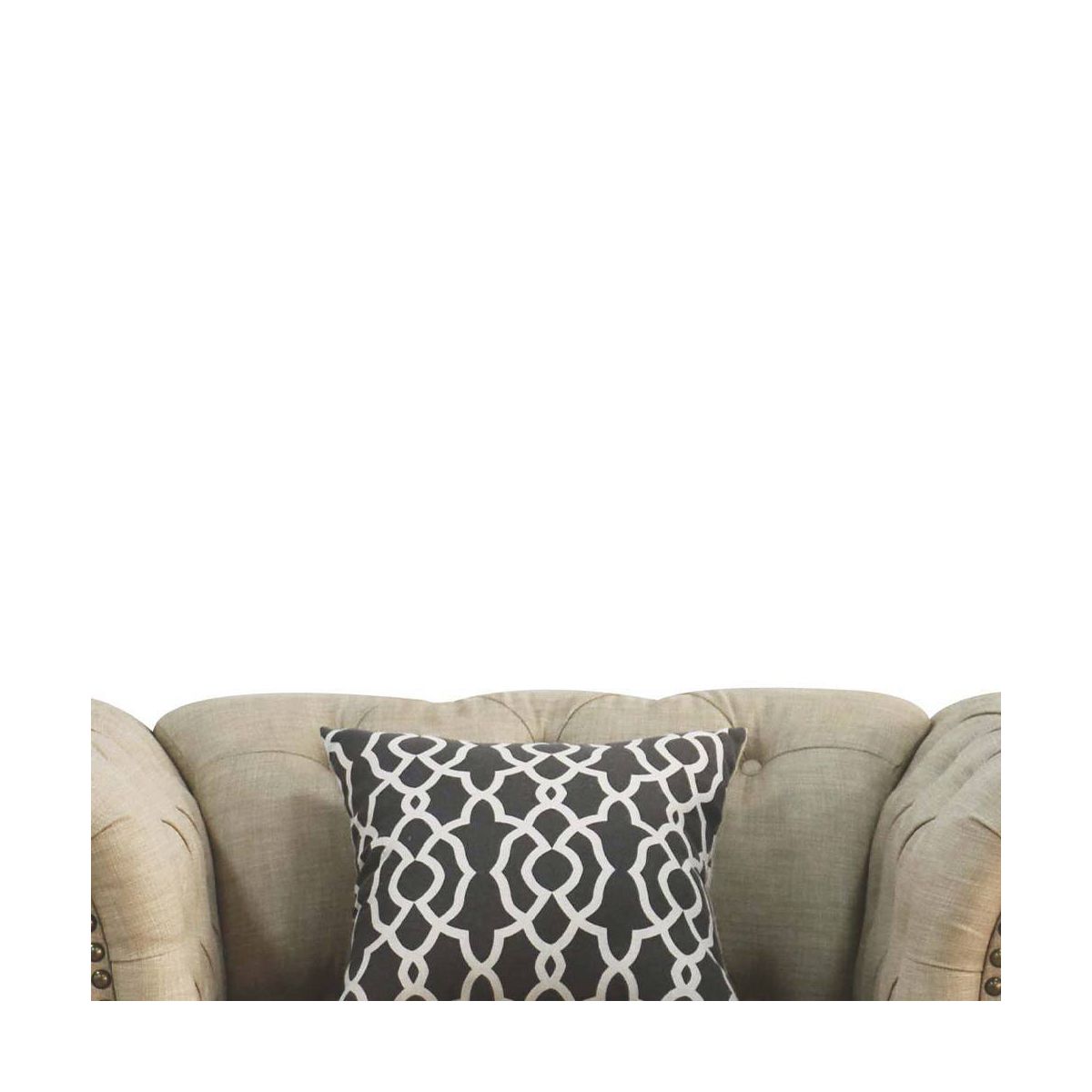 Acme Furniture Aurelia Accent Chairs Beige Linen - thumbnail 2