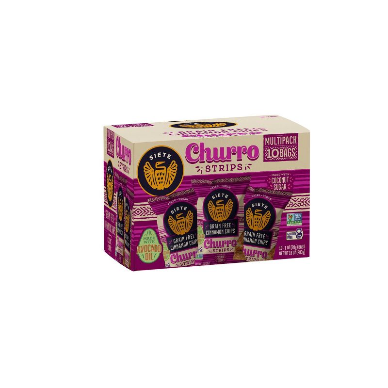 Siete Grain Free Cinnamon Churro Strips - 10oz/10ct, 1 of 7