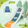 7 in 1 Toddler Slide and Swing Set for Age 1-3, Kids Slide Climber with Adjustable Swing and Basketball Hoop, Soccer Golf and Ring Toss Game - 3 of 4