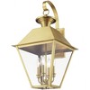Livex Lighting Wentworth 4 - Light Wall Light in  Natural Brass - 4 of 4