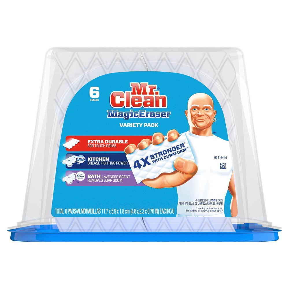 UPC 037000803935 product image for Mr. Clean Variety Pack Assortment Magic Eraser Cleaning Pads - 6ct | upcitemdb.com