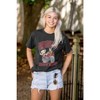 Cool Betty Boop Biker Ride Cartoon Womens Graphic T Shirt Tees Brisco Brands - 4 of 4