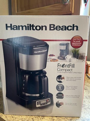 Hamilton Beach 12 Cup Compact Programmable Coffee Maker
