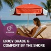 Kemp USA 6' Umbrella, Red / White - 2 of 4