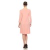Maternity Cross Neckline Swing Dress - 3 of 3