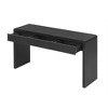 Polibi Rustic Modern Console Table with 3 Fluted Drawers - 4 of 4