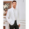 Men's Casual Blazer Sport Coat Slim Fit One Button Suit Lightweight Sport Jacket - 3 of 4