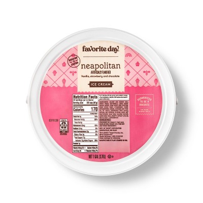 Neapolitan Ice Cream - 128oz - Favorite Day™