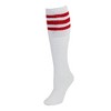 CTM Striped Top Ribbed Tube Socks (4 Pair Pack) - 2 of 4