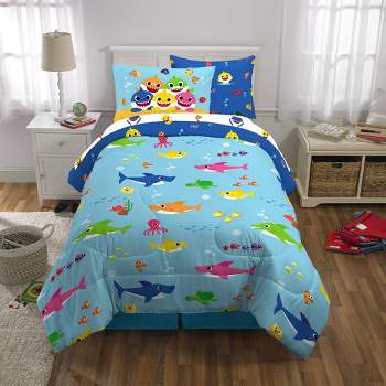 Twin Baby Shark Kids' Bed in a Bag