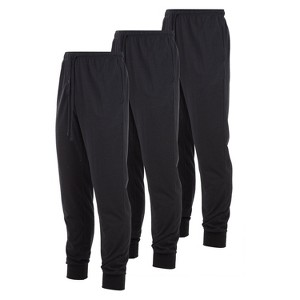 DARESAY Mens Lounge Pants Joggers with Pockets - Mens Pajama Pants - Lounge Pants Men, Up to 3XL Pack of 3 - 1 of 4