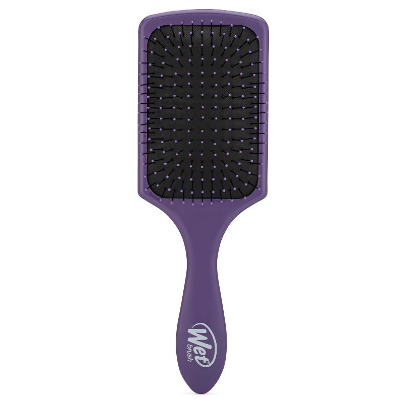 Wet Brush Paddle Detangler Hair Brush - Dark Lavendar, 1 of 7