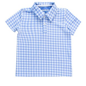 RuggedButts Toddler Boys Knit Short Sleeve Performance Polo - 1 of 4