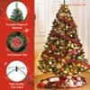 4.5Ft/6ft /7.5Ft/9 ft Artificial Christmas Tree, Realistic Premium Spruce Hinged Christmas Tree, Holiday Christmas Tree w/Metal Hinges - 3 of 4