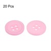 Unique Bargains Sewing Resin Round Flat 4-Hole Replacement Craft Buttons 20 Pcs - 3 of 4