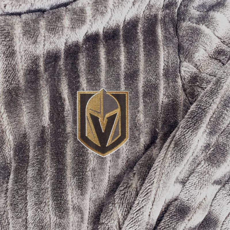 NHL Vegas Golden Knights Ribbed Silk Touch Robe, 2 of 4