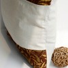 Slickblue Decorative Linen Throw Pillow - Stylish Patchwork Floor Cushion, 19.7"x19.7", 8 Design Options - 4 of 4