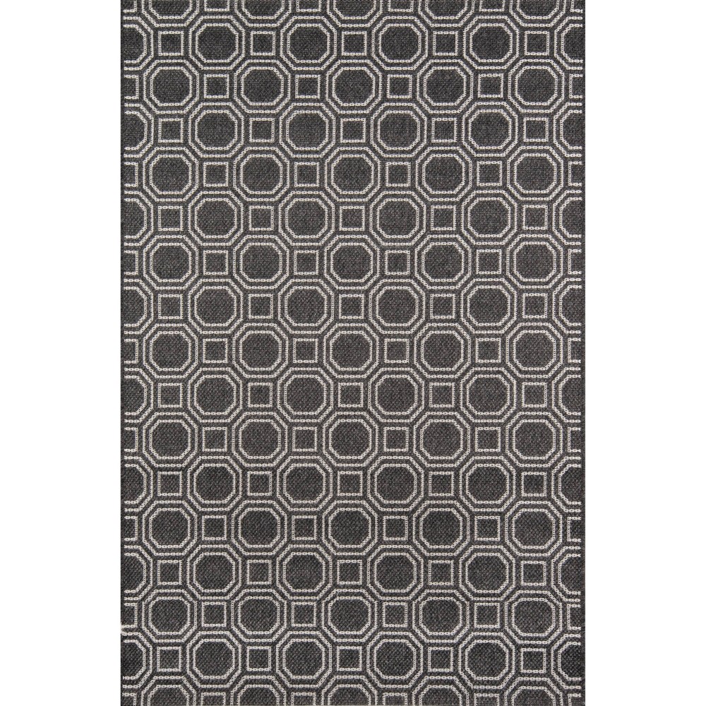  Downeast Camden Machine Made Polypropylene Area Rug Charcoal
