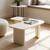 Modern 7-Shaped MDF Coffee Table - 2 of 4
