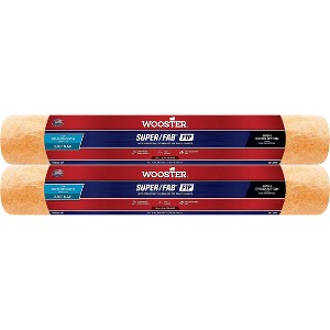 Wooster Genuine 18" Super/Fab FTP 3/8" Nap Roller Cover 2-Pack, RR923-18-2PK - 1 of 1