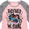 Girls' - Karma's World - Winston, Karma, & Alex Shirt Tail Raglan Graphic T-shirt - 2 of 4