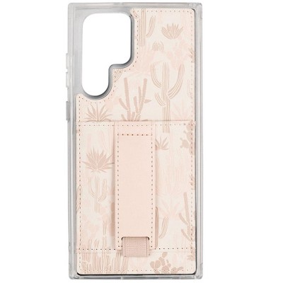 Walli Cases Cactus Flower by Alyssa Johnson with Wallet and Finger Strap