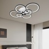 YIYIBYUS LED Ceiling Light with Remote Control, Flush Mount Ceiling Light for Living Room Bedroom - 2 of 4