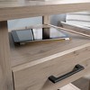 Summit Station Nightstand Oak - Sauder: Bedside Table with Storage, 2 Open Shelves, Laurel Oak Finish - 4 of 4