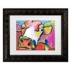 Trademark Fine Art Pat Saunders-White Fuschia Strata Matted Framed Art - 2 of 4