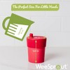 WeeSprout Bamboo Grow-With-Me Sippy Cups with Lids, 10 oz, Set of Four, Babies Kids & Toddlers, Made With Bamboo & 100% Silicone - 4 of 4