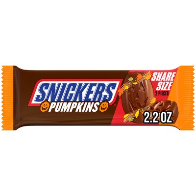 Snickers Original Halloween Pumpkin Candy Share Size - 2.20oz