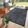 World Rug Gallery Bohemian Border Indoor/Outdoor Area Rug - 2 of 4