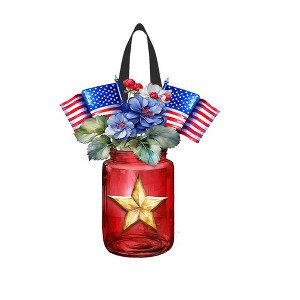 Briarwood Lane Spring Door Hanger 17x14 American Flowers For Spring Door Hanger - 1 of 2