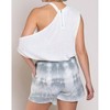 Women's One Shoulder Ribbed Top - POL - 3 of 4