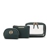 MKF Collection Laura Women's Cosmetic Punch 10 Pcs Sets, Small Travel Makeup Bag by Mia k - 2 of 4
