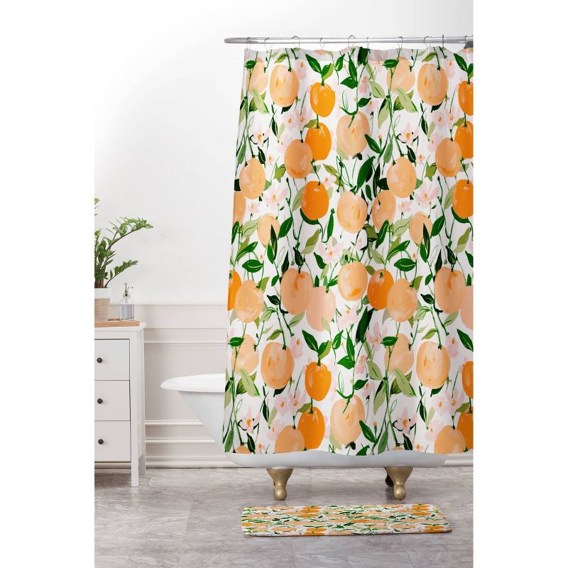 Spring Clementines Shower Curtain - Deny Designs, 4 of 5