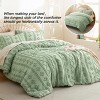 2-3 Pcs Tufted Boho Comforter Set Bed Set GentleSoft Farmhouse Shabby Chic Embroidery Bedding - 2 of 4