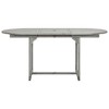vidaXL Garden Table Grey Solid Acacia wood Medium Extendable - 3 of 4
