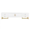 HDZNVF TV Stand for 65 Inch TV, Entertainment Center TV Media Console Table - 4 of 4