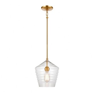 Elk Home Konis 1 - Light Pendant in  Satin Brass - 1 of 3