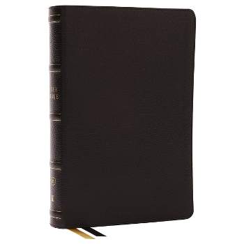 KJV Holy Bible with 73,000 Center-Column Cross References, Black Genuine Leather, Red Letter, Comfort Print: King James Version - by  Thomas Nelson